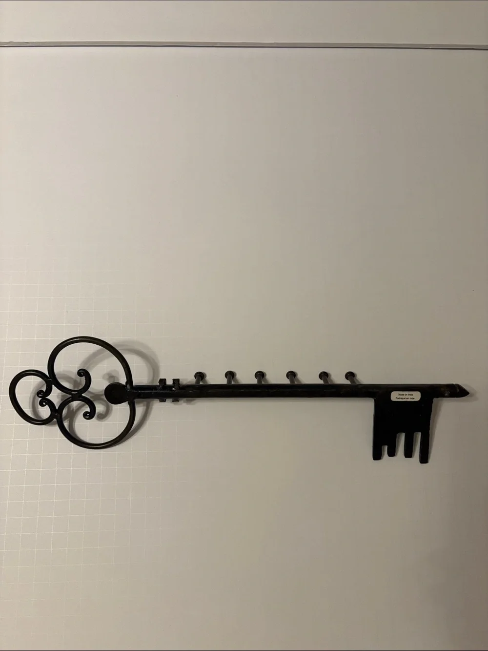 Anthropologie Bronze Key Wall Hook Rack - Decorative Home Wall Decor